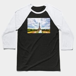 The Eiffel Tower Paris Baseball T-Shirt